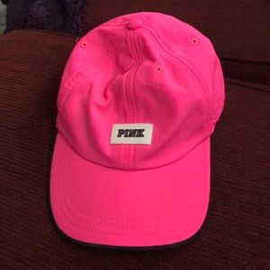 Pink Victoria’s Secret hat